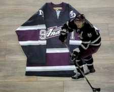 VINTAGE AUTHENTIC FEDOROV ANAHEIM DUCKS JERSEY 46 LARGE CENTER ICE CCM KOHO