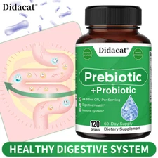 Prebiotics & Probiotics Capsules,Healthy Digestive & Intestinal Support