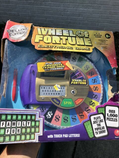 wheel of fortune electronic game deluxe edition