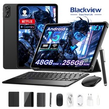 Blackview MEGA 12" Tablet Android 15 36GB+256GB 4G LTE 2K FHD+ Display 9000mAh