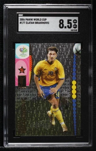2006 Panini FIFA World Cup Germany Zlatan Ibrahimovic #177 SGC 8.5