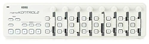 KORG nanoKONTROL2 WH USB MIDI Controller Compact Portable for Music Production - Image 2 of 2