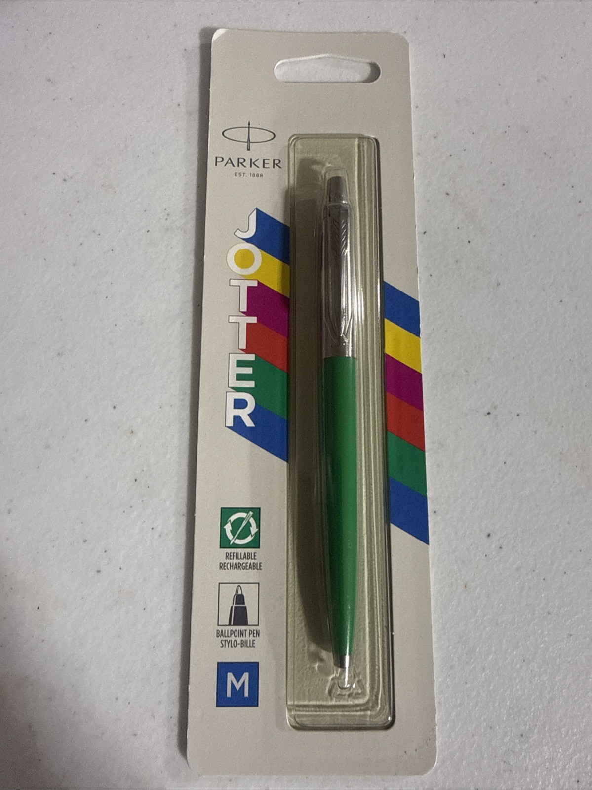 Parker Jotter Originals Ballpoint Pen Classic Green Finish Medium Point Bl