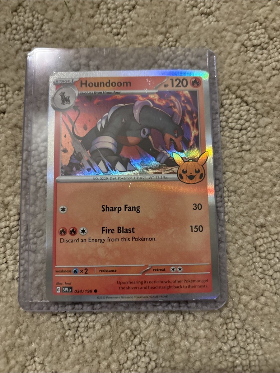 rare houndoom card 75/124 Dragons Exalted Reverse Holo NM Pokemon Snarl During your opponents next turn Pokemon Black & White Plasma