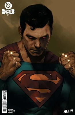     	DC K.O. #1 (OF 4) CVR G BEN OLIVER FACE-OFF CARD STOCK VARIANT *10/08/25