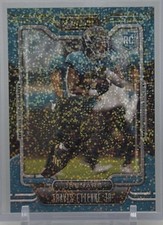 Travis Etienne Jr 2021 Playoff #112 Rookie Card (RC) Sparkle Jaguars NFL +Base