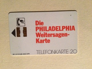 Telefonkarte "Philadelphia" K 01 B 5.88 4500 benutzt selten angeboten