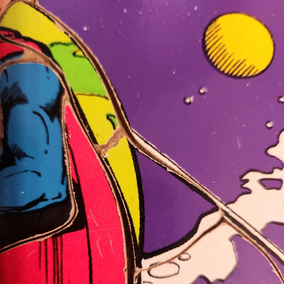 Rompecabezas de madera Superman DC Comics Superman Playskool 1976 vintage Foto 2 de 4