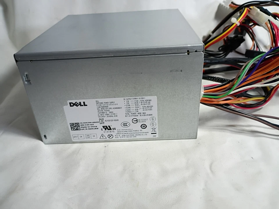 Dell AC60AL-01 PCF003 460W Power Supply Unit PSU Tested Working - Image 3 of 4