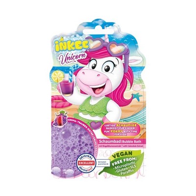 Einhorn Schaumbad 40g INKEE | Kinder Badezusatz, Badewannen-Spaß