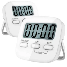 Kitchen Timer LCD Screen Study Reminder Alarm Clock Countdown Timing Alarm Clock