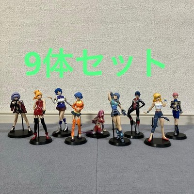 Super Robot Wars OG Heroines Figure 9-Piece Set Banpresto Used Stand Damage
