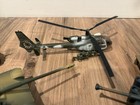 Vintage Military Vehicle Lot Tanks Helicopter Jet Missile Launcher 8pc Army Toy — photo 4