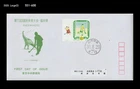 Dinosaur,Reptile,Prehistory,Sports Festival,Hockey,Mascot,Japan 2018 FDC,Cover