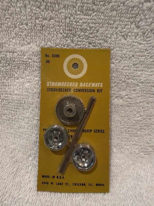 STROMBECKER THREADED AXLE CONVERSION KIT #8398. NOS