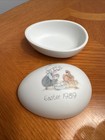 Enesco Precious Moments Easter 1989 Decorative White Egg-Shaped Trinket Box — photo 3
