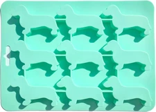 Dachshund Dog Shaped Silicone Ice Cube Mold and Tray for Drink Ice Maker Candy C