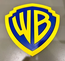 WARNER BROTHERS MOVIE WALL SIGN PLAQUE LARGE 3D PRINTED COMPARE SIZE QUALITY