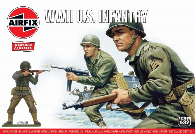 Airfix A02703V - 1/32 WWII U.S. Infantry - New