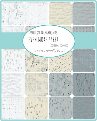 Moda Even More Paper Zen Chic Modern Background Honey Bun 40 1.5 Inch Fabric - Picture 2 of 10