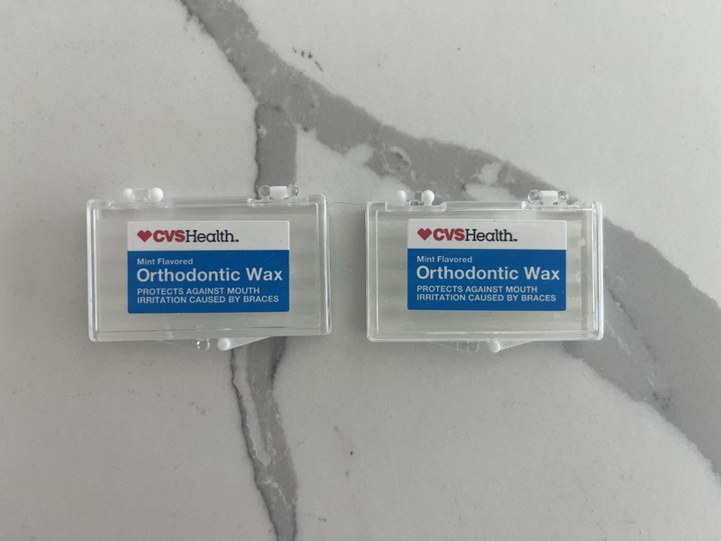 2x Orthodontic wax