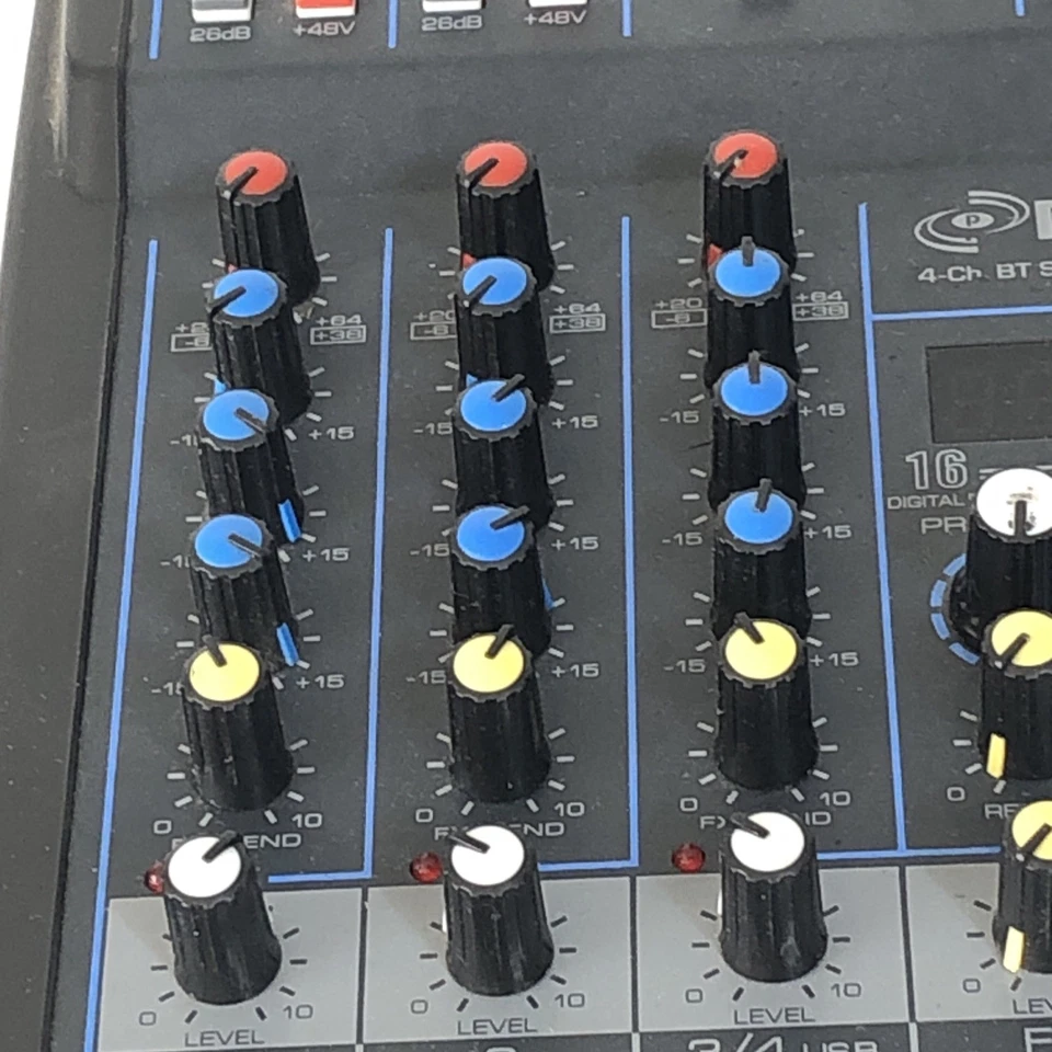 Pyle PMXU43BT 4-Channel BT Studio Mixer + Audio Mixing Console ONLY - Image 4 of 4