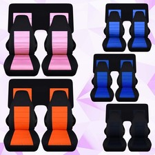 Front And Rear Seat Covers Fits 1967 To 2002 Pontiac Firebird Two Tone Cotton