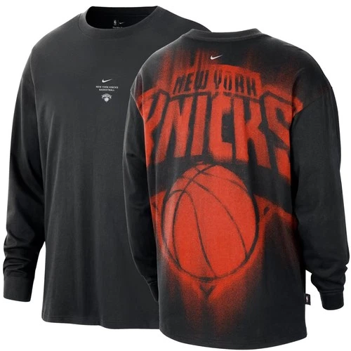 New York Knicks Nike Standard Issue Pregame Long Sleeve Shooting Shirt Obsession - product listing photo