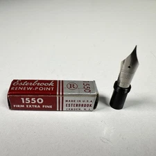 Esterbrook 1550 Renew Point Firm Extra Fine Bookeeping Accounting NOS New