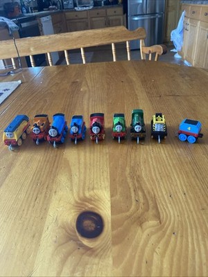 Lot of  Thomas the Train & Friends Die cast And Plastic Gullane Mattel Set Of 9