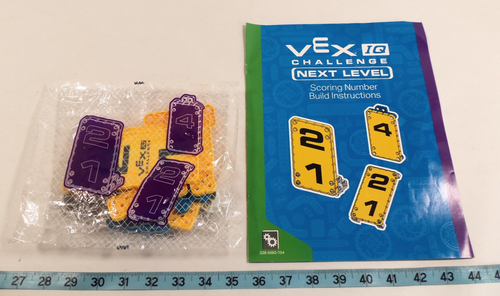 Vex IQ Scoring Number P/N 228-5682-730 avec notice robotique - Photo 1/6