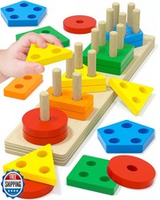 Montessori Toys for 1 2 3 Year Old Boy Girl, Toys for Ages 2-4 To