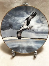 Soaring Majesty Collector Plate The Osprey 5th Issue Fine China Bradex