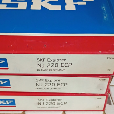 SKF Explorer Cylindrical Roller Bearing NJ 220 ECP Steel 100x180x34 mm