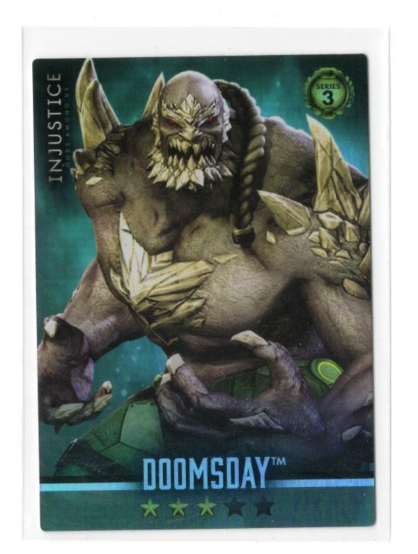 DC Injustice Gods Among Us Arcade Series 3 Doomsday #38 FOIL PARALLEL