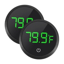 2pack LED Digital Aquarium Thermometer, Tank Thermometer Aquarium Black