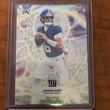 Topps Jaxson Dart RC Rookie PT-10 /125 Serial Numbered New York Giants