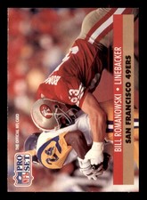 1991 Pro Set #655 Bill Romanowski Near Mint or Better