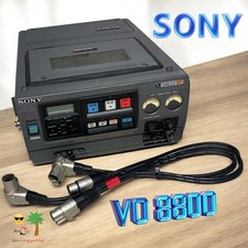 Sony U-Matic S SP VO-8800 Portable Videocassette Recorder w/Case For Parts Only