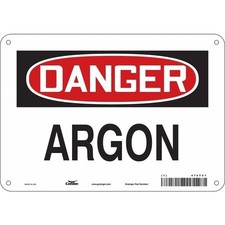 Condor 470T07 Safety Sign, 7 In Height, 10 In Width, Aluminum, Vertical