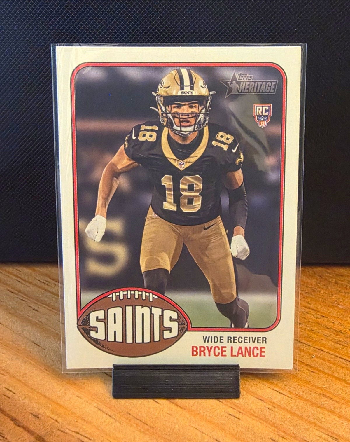 2026 Topps Heritage - New Orleans Saints - Bryce Lance #283 (RC)