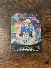 2025 Panini Origins Terrance Ferguson 1/1 Black Auto Rookie RC Rams