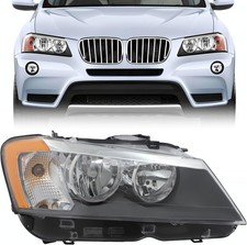 For 2011 2012 2013 Bmw X3 Right Passenger Side Headlight Assembly Wo Drl New