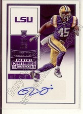 deion jones rookie rc draft auto autograph lsu bengal tigers college 2016