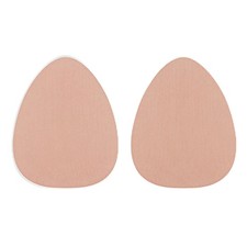 Geettcaifu Plus Size Invisible Adhesive Strapless Bra, Breast 18 Plus, Beige
