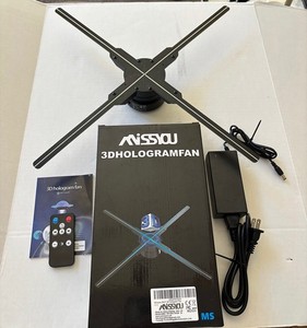 Missyou 20.5" 52 cm 3D Hologram Fan w Remote Advertising Sign Display WiFi