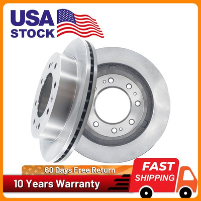 #ad 13.98in Front Disc Brake Rotors Anti rust For GMC Sierra Suburban 2500 3500 HD $133.20