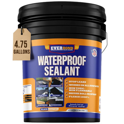 Liquid Rubber Waterproof Sealant - Rubber Paint - All Surface Leak Repair Indoor