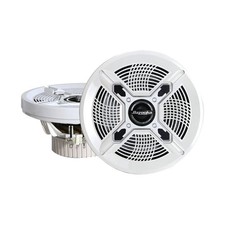 Bazooka MAC8100W 8-Inch Marine Coaxial, Set of 2 White White