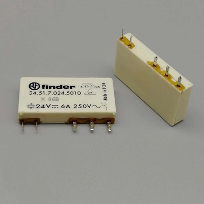 1pcs New FINDER 34.51.7.024.5010 Power Relay 24VDC 5Pin 6A